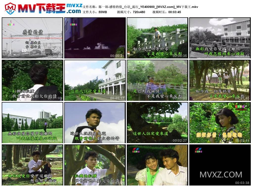 陈一郎-感情的债_台语_流行_YE400900